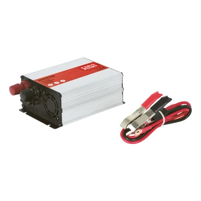 Afbeelding van Carpoint Omvormer 12V&gt;230V 300W accuklemmen Frans/Belgisch stopcontact