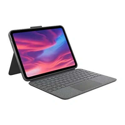 Afbeelding van Logitech Combo Touch afneembare toetsenbordcase voor iPad (10e generatie) Italian Layout