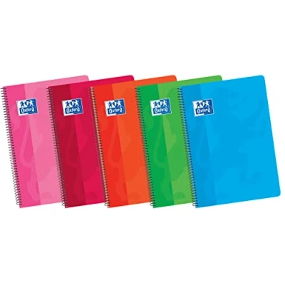 Afbeelding van Oxford 100430166 Collegeblok/briefblok, 5 stuks