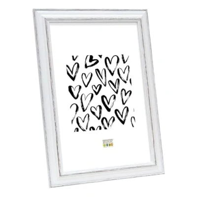 Afbeelding van Deknudt Frames fotolijst, wit/zwart
