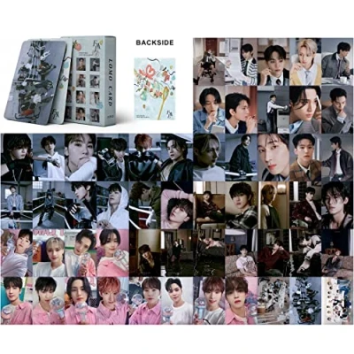 Afbeelding van 55 stuks Seventeen Fotokaarten FML Noveau Album Kaarten Mini Lomo Cards Zeventeen Merch Photo Pack Cadeau voor Fans