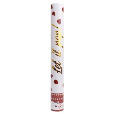 Afbeelding van Magni Confetti kanon 40cm rozenblaadjes rood