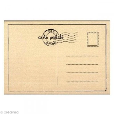 Afbeelding van Florilèges Design FG210028 Scrapbooking stempel, 7 x 10 2,5 cm, beige