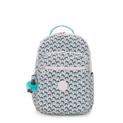 Afbeelding van Kipling SEOUL Grote rugzak, Geo Shell (Blauw)