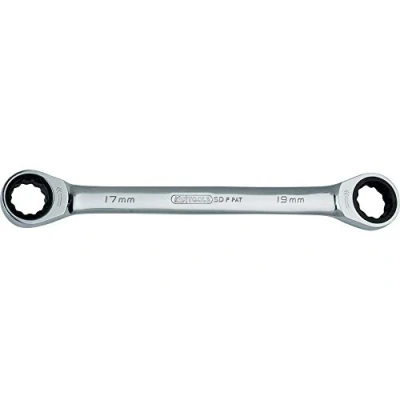 Afbeelding van KS Tools 503.4504 GEARplus Dubbele ratelringsleutel, recht, 12x13mm