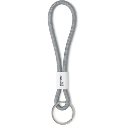 Afbeelding van Pantone Sleutelhanger Silver 877 C Keycord Klein by Copenhagen Design