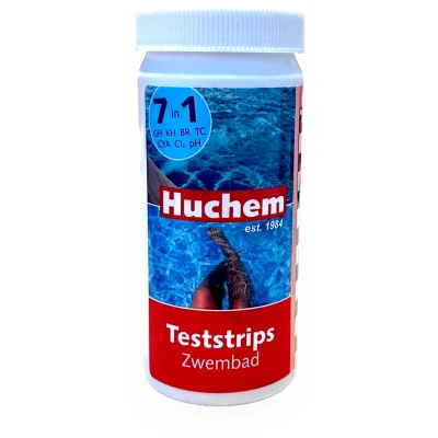 Afbeelding van Teststrips Zwembad 50 st. 7 in 1 Aquarium pool Swimming Chloor