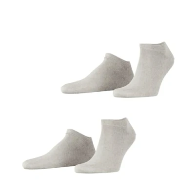 Afbeelding van ESPRIT Heren Korte sokken Basic Uni 2 Pack M SN Katoen Kort eenkleurig Multipack Paar, Grijs (Storm Grey 3820), 43 46