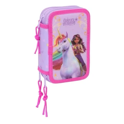 Afbeelding van Unicorn Academy Gevuld Etui Rainbow 37 stuks 19.5 x 12.5 5.5 cm Polyester