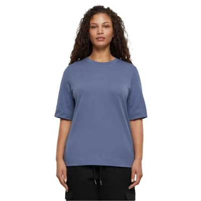 Afbeelding van Urban Classics Classy Tshirt basic, Dames, Maat: XXL, Vintageblue