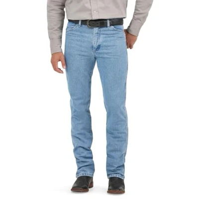 Afbeelding van Wrangler Heren Cowboy snit Slim Fit Ajuste Delgado De Corte Vaquero, Antiek wash, 31W x 34L