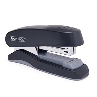 Afbeelding van Rapesco 1064 Heavy Duty Halve nietstrip Vlaknietmachine, 30 Vel Nietcapaciteit, Zwart