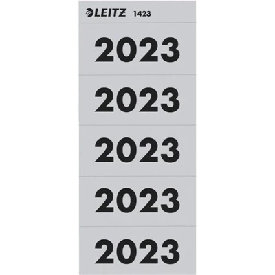 Afbeelding van Rugetiket Leitz 2023 grijs