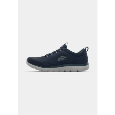 Afbeelding van Skechers Wide Fit Summits Sneakers laag navy, Heren, Maat: 41.5, Navy Textiel/ synthetisch