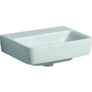 Afbeelding van Geberit renova plan fontein zonder kraangat overloop 45x34x17cm wit kera tect 501627008 501 627 00 8