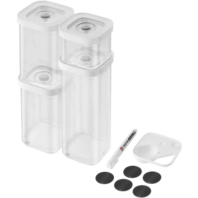 Afbeelding van Zwilling Fresh &amp; Save Cube bewaarset 4 delig Transparant