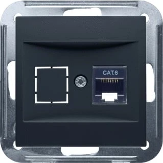 Afbeelding van Honeywell peha universeel aansluiting uae cat 6 1 terminal zwart 00276902