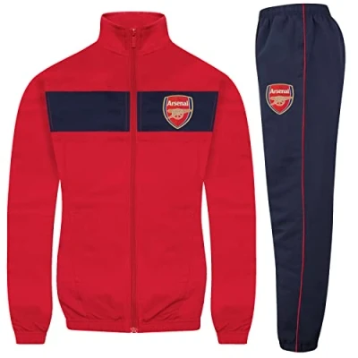 Afbeelding van Arsenal FC officieel voetbalcadeau jongens trainingspak set rood 6 7 jaar