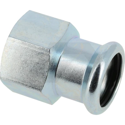 Afbeelding van Bonfix Staalverzinkte Schroefbus Perskoppeling 3/4&quot;x18mm