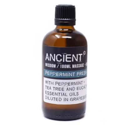 Afbeelding van Massage olie Pepermunt Verfrissend 100ml Bad Aromatherapie