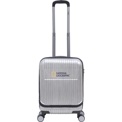 Afbeelding van National Geographic Harde Koffer / Trolley Reiskoffer 55 cm (S) Transit Zilver