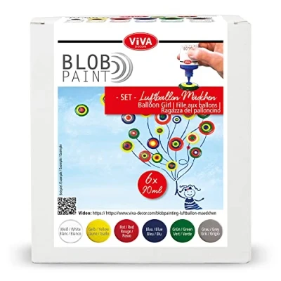 Afbeelding van Blob Paint FarbSet Luftballon Mädchen