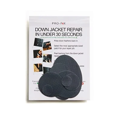 Afbeelding van Donsjack reparatie patches kits voorgesneden zelfklevende reparatiepatches voor kleding, vachtreparatiepatch en pufferjaspatches waterdichte scheurbestendige nylon stof