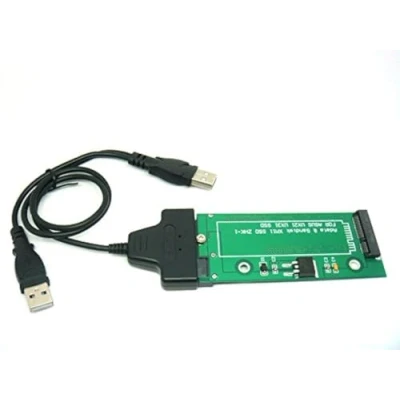 Afbeelding van Sintech 18Pin to SATA Adapter with USB Cable, Compatible Sandisk SDSA5JK ADATA XM11 SSD from Asus UX31 UX21