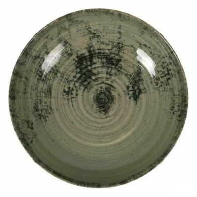 Afbeelding van Diep bord La Mediterránea Aspe Groen Ø 22,7 x 5 cm (12 Stuks)