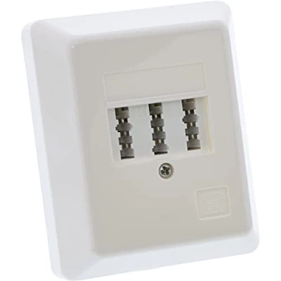 Afbeelding van InLine® Telefoonaansluitdoos, oppervlakte gemonteerd, TAE N/F/N