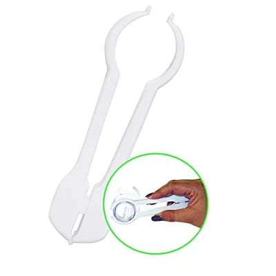 Afbeelding van Dreambaby Babyfleshouder voor zuigflessen met antislip Easy Grip ronde vorm ontwerpklem wit model G527