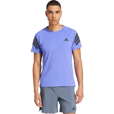 Afbeelding van adidas Performance Icon 3 Stripes T shirt Heren Blauw M