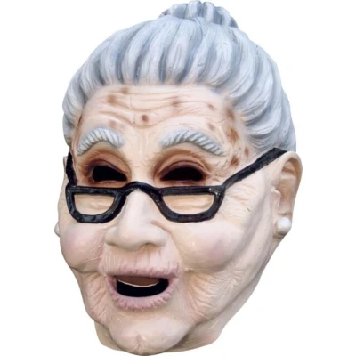 Afbeelding van &quot;Grootmoedersmasker voor volwassenen Verkleedmasker One size&quot;