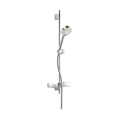 Afbeelding van Hansa basicjet glijstangset compleet met handdouche 3 zeepschaal 72cm chroom 44780133