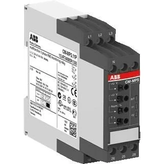 Afbeelding van Abb cm mps 3 n fase spanningbewakingsrelais uitval volgorde ondersp oversp onbalans f 3x180 280vac 3x300 500vac 1svr730885r3300