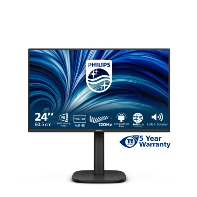 Afbeelding van Philips 3000 series 24B2N3200J/00 23.8 Inch Monitor Full HD LCD Zwart