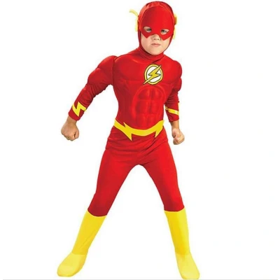 Afbeelding van Flash superhelden kostuum, kind, maat 110/116