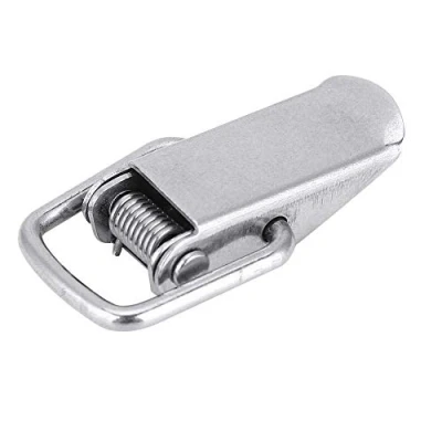 Afbeelding van 10 STKS Rvs Kleine Klink Klink, Doos Scharnierende Koffer Hasp Keuken Meubels Vangst Hardware Onderdelen (Roestvrij staal 201)
