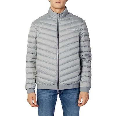 Afbeelding van Armani Exchange Acolchada Winterjas, Heren, Maat: Small, Grau