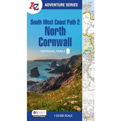 Afbeelding van South West Coast Path 2 North Cornwall: With Ordnance Survey Mapping