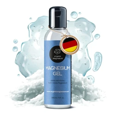 Afbeelding van Zechstein Magnesium gel van Organic 150ml 100% natuurlijke en pure magnesiumchloride Perfect voor sport &amp; spierontspanning Ultra hooggedoseerde vloeibare