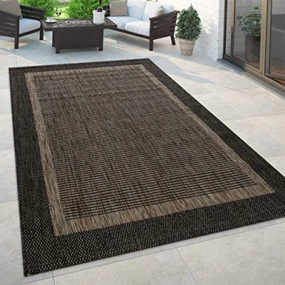 Afbeelding van Paco Home In &amp; Outdoor Vloerkleed Balkon Terras Keukenvloerkleed Modern Boho Oriëntaals 60x100 cm