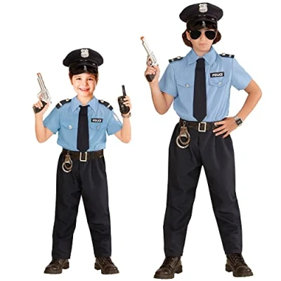 Afbeelding van Politie agent kostuum voor kinderen Verkleedkleding