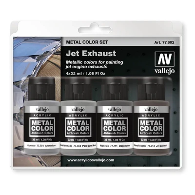 Afbeelding van Vallejo Metal Color Jet Exhaust Set (4)