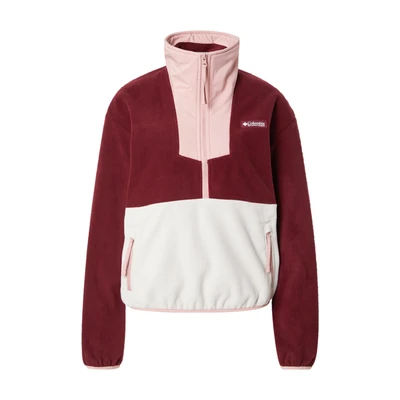Afbeelding van Columbia Sequoia GROVE 1/2 ZIP Fleece trui, Dames, Maat: Small, Rich wine/dark stone/eraser pink