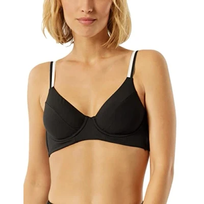Afbeelding van Schiesser Bügel Bikini Top Aqua Californian Dream
