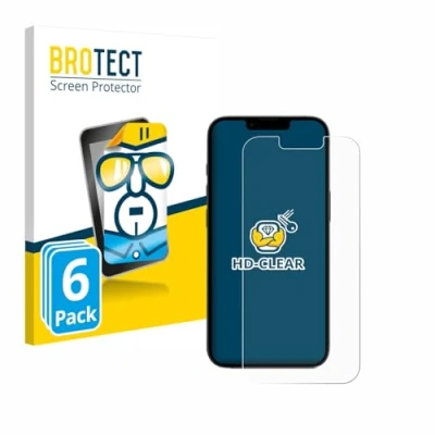 Afbeelding van BROTECT Screenprotector voor Apple iPhone 16e Folie Beschermfolie transparant (6 Stuks)