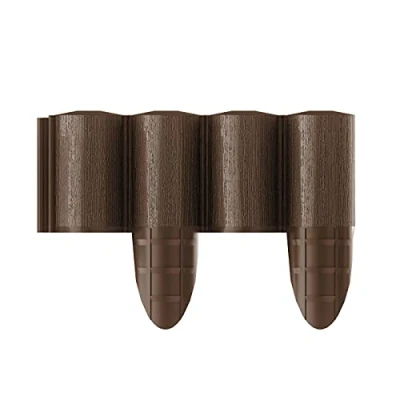 Afbeelding van Cellfast 5901828858512 Tuinpalissade 4 ECO, gazon, waterdicht, houten uiterlijk, UV bestendig, 8,5 cm x 2,4 m, Bruin