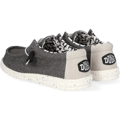 Afbeelding van HEYDUDE Wally Stretch Heren Instappers Opal Black Maat 42