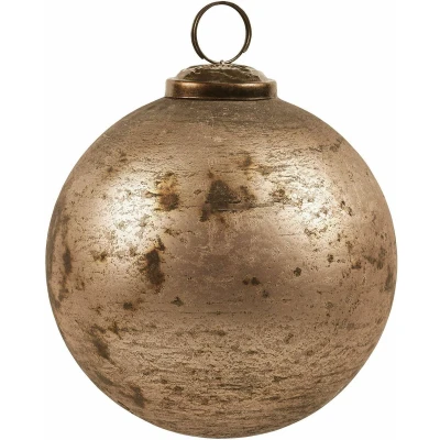 Afbeelding van LOBERON Kerstversiering set van 4 Ophraine bruin/koper